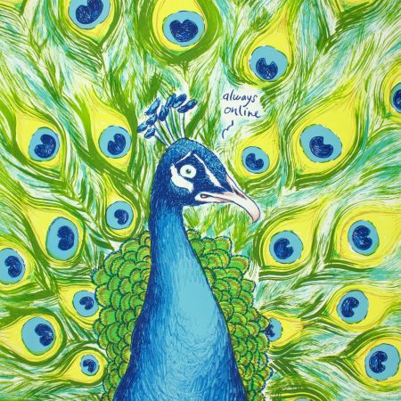 Anders Morgenthaler, Always online, Lithografie, 68 x 100 cm