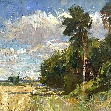 Björn Wirtz, Mittagshitze, 24 x 30cm, Ölgemälde