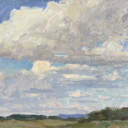 Björn Wirtz, Sommerwolken II, 20 x 30cm, Ölgemälde