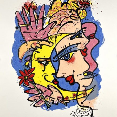 Feliks Büttner, Ach du lieber Mond, Serigrafie, e.a., 44 x 31 cm