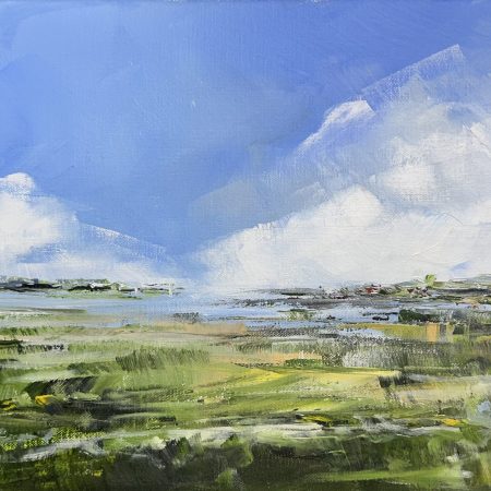 Ines Ramm, Grüne Küste, Öl auf LW, 24 x 30cm