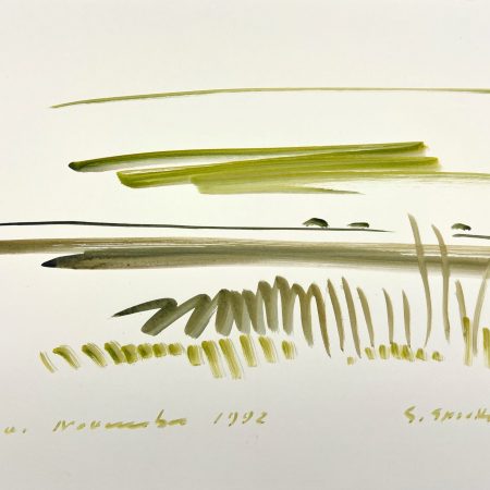 Siegward Sprotte, 30. November 1992, Aquarell auf Karton, 50,2 x 70,2 cm