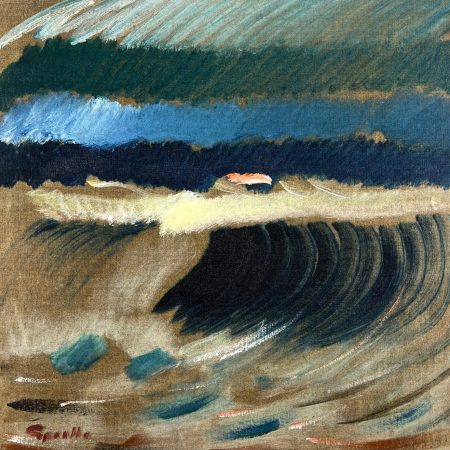 Siegward Sprotte, Sonnenuntergang, Öl auf Leinwand, 48,8 x 50,8 cm